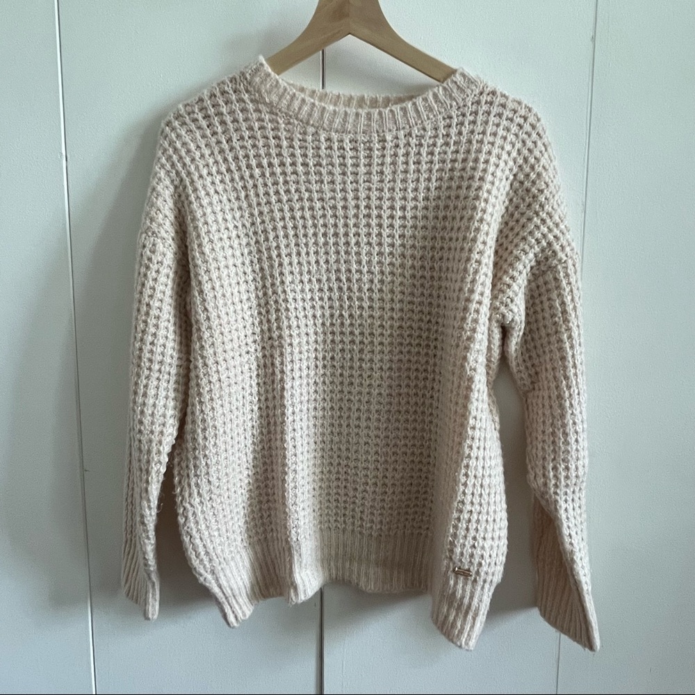 Cream knit Forever 21 sweater